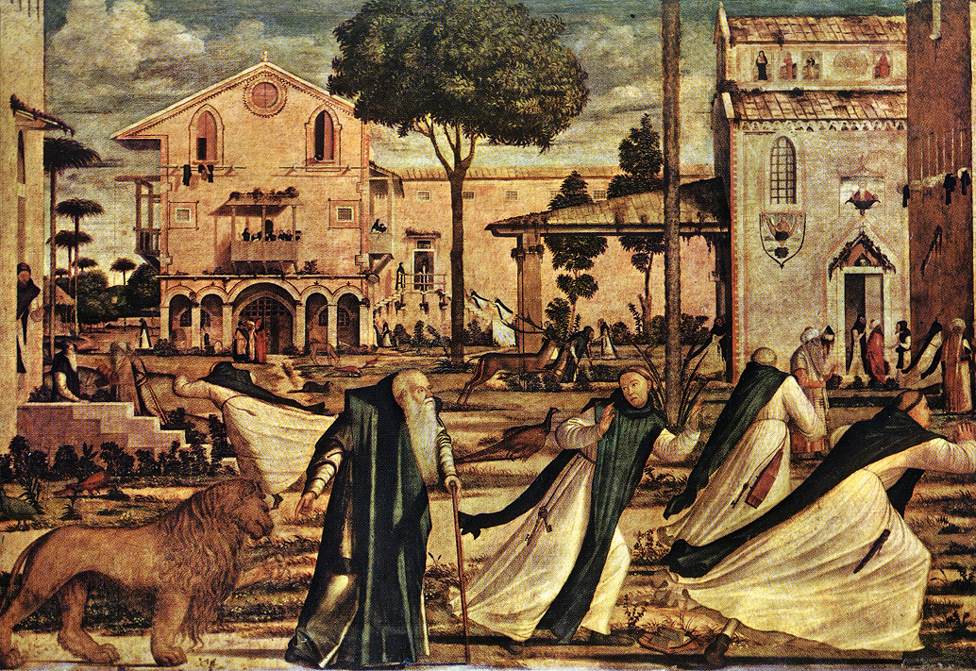 San Girolamo e il leone nel convento - Wikipedia